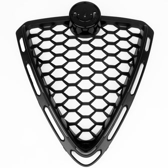 Kühlergrill Gitter Front Grill für Alfa Romeo Stelvio 949 Glanz Schwarz