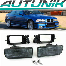 Nebelscheinwerfer Geriffelt Schwarz Smoke Passend für BMW 3er E36 M3 1990-1999