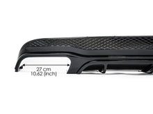 Schwarz Diffusor Chrom Auspuff für Mercedes-Benz E Kl. C207 A207 AMG Line 13-16