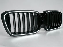 LED Kühlergrill Frontgrill Grill Nieren Schwarz für BMW X3 G01 X4 G02 2022-2025 LCI