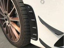 Lüfteinlasse Vorne Lüftung Flaps Canards Flossen Schwarz für Mercedes W177 Hatchback A35 AMG Line ab 2018