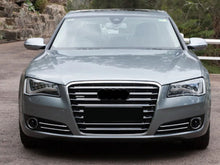 Schwarz Chrom Lüftungsgitter Blenden Grill Gitter für Audi A8 D4 4H 09-13 vor Facelift