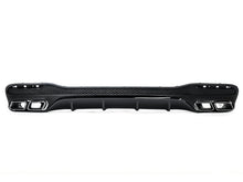 Schwarz Heckdiffusor Endrohre für Mercedes GLS X166 AMG Line 15-19 OHNE ABE