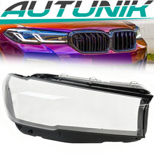 Rechts Klar Scheinwerferabdeckungen Glas Streuscheibe für BMW 5er G30 G31 2020+