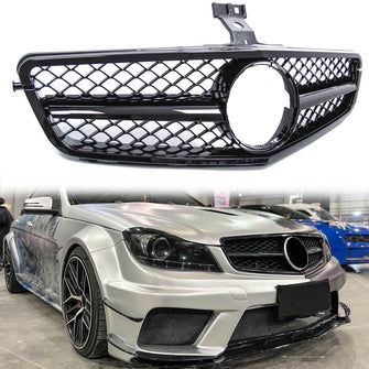 Kühlergrill Grill Sport für Mercedes C Klasse W204 S204 C204 2007-2014 fg158