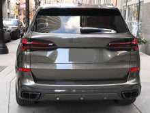 Auspuffblenden Doppelrohr Endrohre Performance Schwarz für BMW X5 G05 X6 G06 X7 G07 M Paket 2019-2024