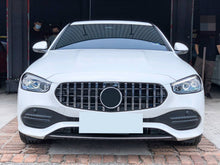 Chrom Küherlgrill Front Grill für Mercedes Benz W206 S206 mit Serienstoßstange ab 2021 fg304
