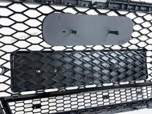 RS4 Optik Wabengrill Kühlergrill Frontgrill Schwarz für AUDI A4 B8 Grill Limo Avant 2007 - 2011 fg197
