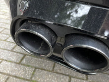 NEU Heckdiffusor Auspuff Blenden Schwarz Glanz für Mercedes C Kl. W205 S205 Seriens. di212