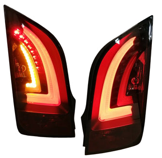 Rückleuchten für Seat Mii KF 11-15 Schwarz LED Heckleuchten Rücklichter Mit E-Prüfzeichen