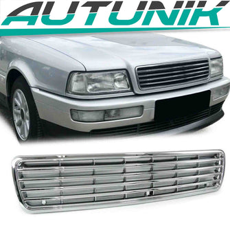 Kühlergrill Grill Chrom für Audi 80 B4 Limousine Avant 1991 1992 1993 1994 1995 1996