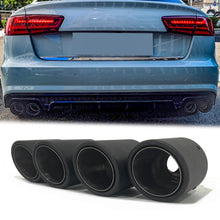 Matt Carbon Duplex Sportauspuff Auspuffblenden Endrohre Passend für AUDI BMW VW Universal 60-64mm et257