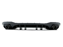 Diffusor Schwarz Auspuffblenden für Mercedes A-Klasse V177 Limo AMG Line ab 2018 OHNE ABE