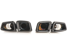 Auspuffblenden Endrohre H Eckig Schwarz für Mercedes CLS C219 W218 C218 W221 S63 E63 AMG