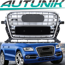 Chrom Schwarz Frontgrill Kühlergrill Gitter für AUDI Q5 8R MOPF 2013-2017