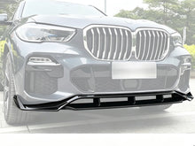 Stoßstange Frontspoiler Spoiler Lippe Schwarz Glanz für BMW X6 G06 M Paket 19-23 OHNE ABE