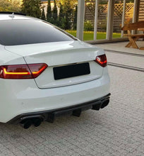 Unlackiert Diffusor Heckdiffusor für Audi A5 S5 8T S-Line Heckansatz Coupe Cabrio Sportback 12-16