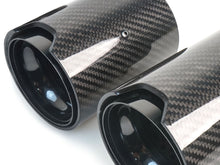4x Carbon Schwarz Auspuffblende Endrohre für BMW M3 F80 M4 F82 65-67mm Rohr