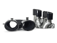 Heckdiffusor Diffusor Auspuff Schwarz für Mercedes W206 S206 C43 AMG Line 2022+