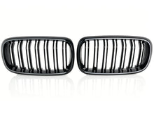 LED Kühlergrill Grill Frontgrill Schwarz für BMW X5 F15 X6 F16 14-18