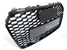 Schwarz Kühlergrill Wabengrill für AUDI A7 Grill C7 4G S-Line S7 2014-2018 fg46