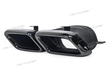 S63 Optik Diffusor Auspuff Schwarz für Mercedes C217 A217 AMG Line MOPF 17-20