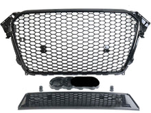 Schwarz Kühlergrill Grill Wabengrill für AUDI S4 A4 B8 B8.5 MODF 11-15 fg89