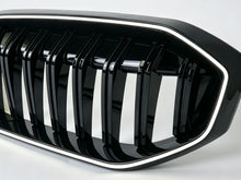 LED Kühlergrill Nieren Grill Frontgrill Schwarz für BMW 3er G20 G21 2023+