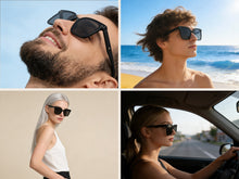 Klassisch Sonnenbrille UV-Schutz Fahrradbrille für Fahren Angeln Sport Reisen Unisex