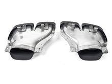 Schwarz Glanz Heckdiffusor Endrohre für Mercedes CLS C257 AMG Line 18-23 ohne ABE