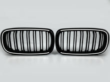 LED Kühlergrill Grill Frontgrill Schwarz für BMW X5 F15 X6 F16 14-18