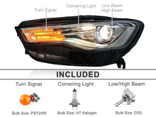 Links Fahrerseite Xenon Scheinwerfer + Leuchtmittel für Audi A6 4G C7 2015-2018