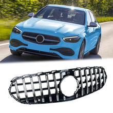 Chrom Küherlgrill Front Grill für Mercedes Benz W206 S206 mit Serienstoßstange ab 2021 fg304