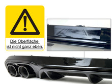 Diffusor Heckdiffusor Auspuff Schwarz für Mercedes E-Klasse C238 A238 AMG-Line 16-21