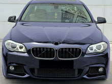 Schwarz LED Kühlergrill Grill Frontgrill für BMW 5er F10 F11 2011-2017