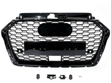 Schwarz Kühlergrill Frontgrill für AUDI A3 8V mit ACC S Line MOPF 2016+ fg170
