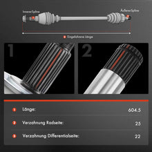 Antriebswelle MT Vorne Links für Mercedes-Benz W169 A150-A200 W245 B150-B200