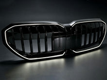 Schwarz Frontgrill LED Kühlergrill Niere Grill für BMW 5er G60 G61 i5 2023-2026