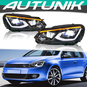 LED Scheinwerfer Frontscheinwerfer für VW Golf 6 MK6 TSI TDI GTD 10-14