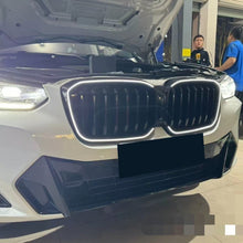 LED Kühlergrill Frontgrill Grill Nieren Schwarz für BMW X3 G01 X4 G02 2022-2025 LCI