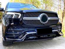 Stoßstange Spoiler Lippe Frontspoiler Schwarz für Mercedes GLE W167 C167 AMG Line 19-23 ohne ABE