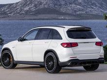 Schwarz Glanz Dachspoiler Spoiler Heckspoiler für Mercedes Benz GLC X253 SUV 15-22