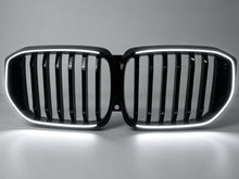 Schwarz Einsteg LED Kühlergrill Grill Frontgrill für BMW X5 G05 2023-2026 LCI