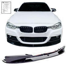 Front Stoßstange Frontspoiler Spoilerlippe Schwarz Passend für BMW 3er F30 F31 M Sport Paket 2011-2019