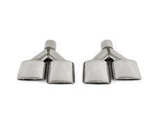 Chrom Doppel-Auspuff Auspuffblenden Auspuff Endrohr für Mercedes Benz W221 W211W204 C218 R171 et248