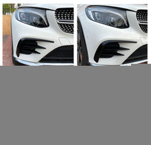 Front Aero Flaps + Fins für Mercedes GLC X253 C253 AMG Line Vorfacelift