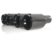 Schwarz Carbon Doppel Endrohre Auspuffblenden Auspuff 4 Rohr Duplex  für 5er F10 F11 535i 535d