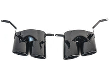 Heckdiffusor Diffusor Auspuffblenden Schwarz für Audi A4 B9 Serienstoßstange 20+