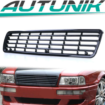Kühlergrill Grill Schwarz Glanz für AUDI 80 B4 8C 8G Limo Avant Cabrio 1991-2000