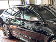 Spiegelkappen Außenspiegel Abdeckung Alu Matt Silber für AUDI A6 C7 4G S6 RS6 2011-2018